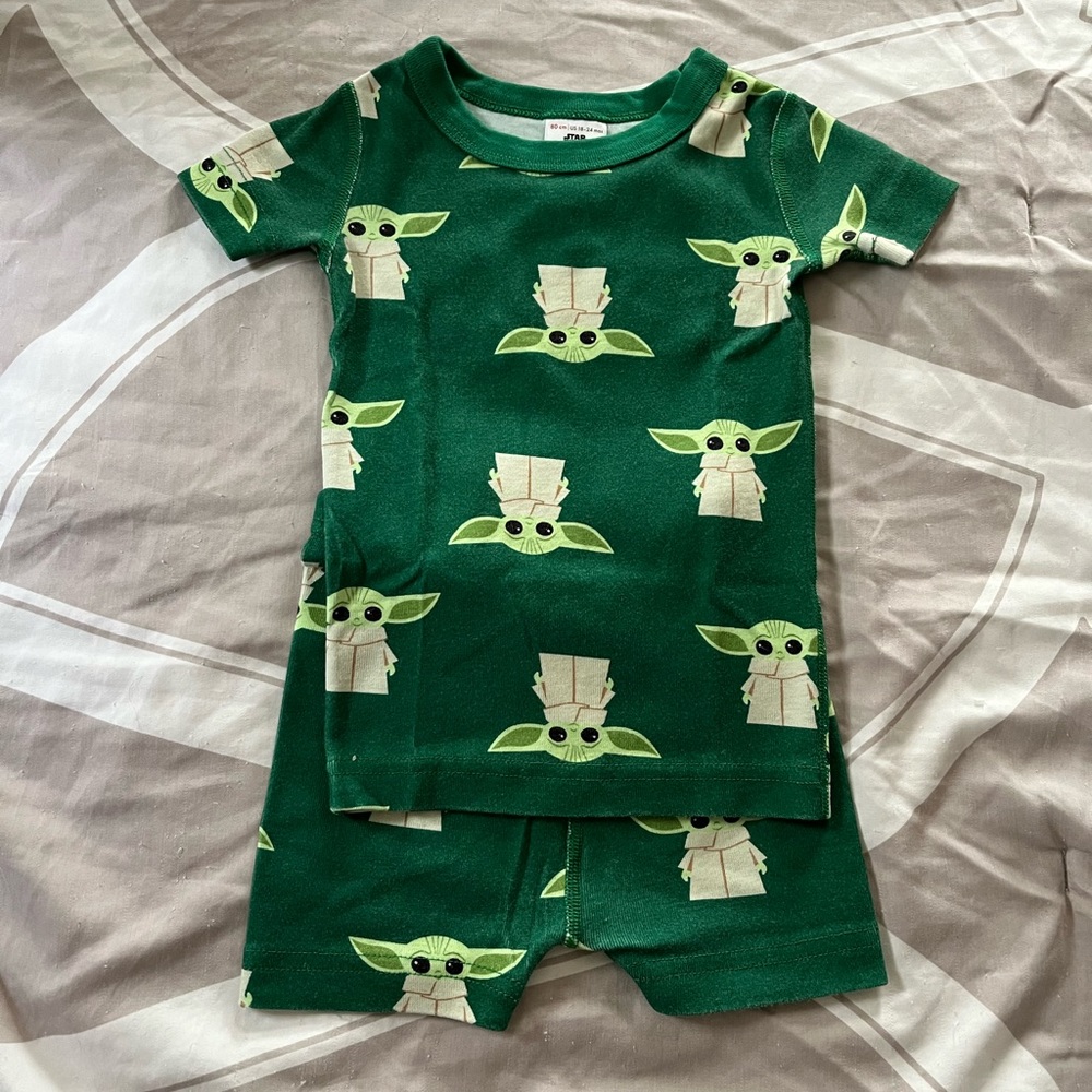 Hannah Andersson x Star Wars short sleeved pajama set